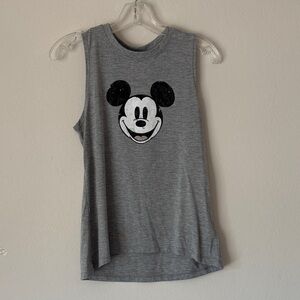 Disney Gray Mickey Mouse Tank Top